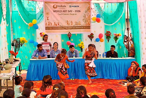 Vedanta Aluminium Observes World Art Day in Jharsuguda, Celebrating Odisha’s Cultural Heritage