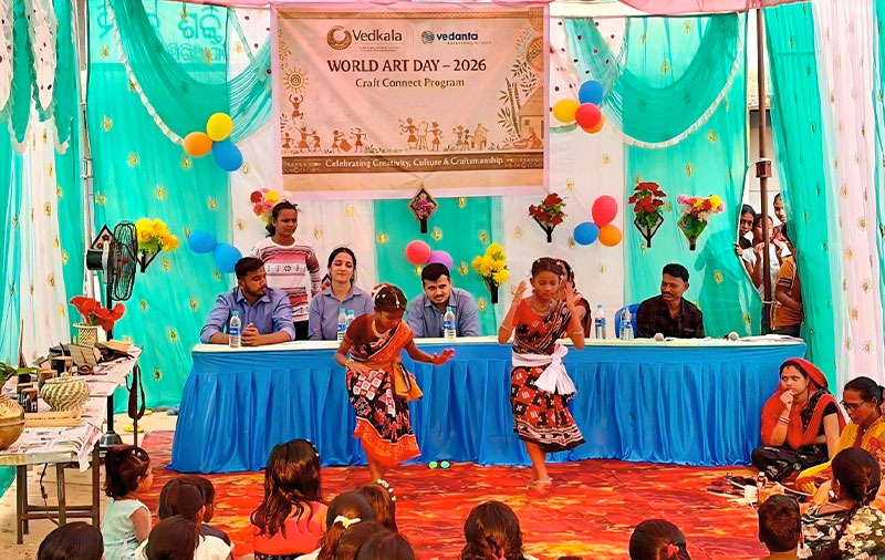 Vedanta Aluminium Observes World Art Day in Jharsuguda