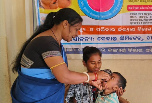 Vedanta Aluminium supports Pulse Polio drive across Jharsuguda